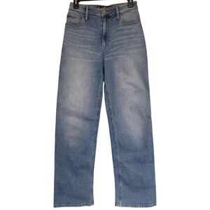 Hollister Ultra High Rise Dad Jeans 3 Reg 26W Inseam 31" Womens Relaxed Straight